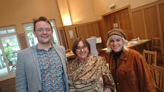 Das Organisationsteam mit Joao, Marita und Valesca (von links)