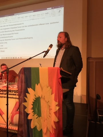 Spontaner Ehrengast: Toni Hofreiter, Vorsitzender der Bundestagsfraktion